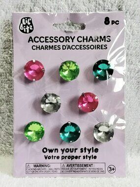 Sealed 3/$30 Set of 8 Themed Own Your Style Croc Charms by Lil' Bitz Modifi!!